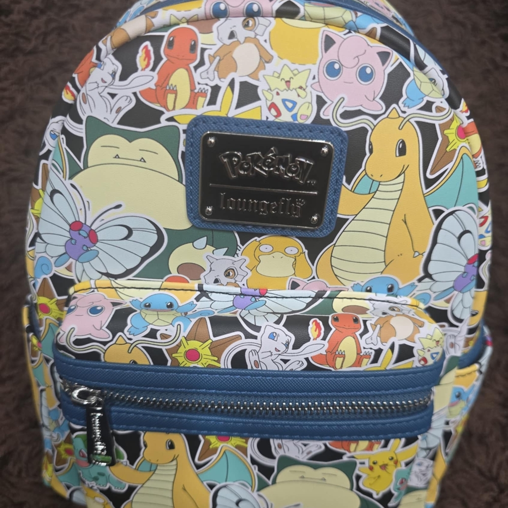 Loungefly Pokémon Santa Pikachu Christmas Lights Light Up Mini Backpack...NWT